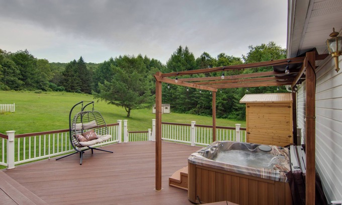 Coudersport House | Sauna, Spa & Stargazing: Coudersport Home!