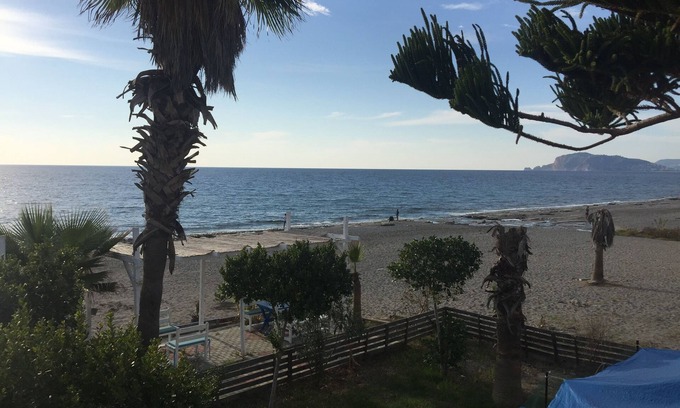 Kestel Apartment | Scela Divine Residence 100m to the beach and large balcony with nice view of sea
