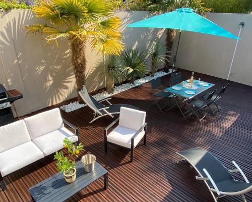 Perros-Guirec Villa | Scorfel Lodge, Villa Matisse, Spa & terrasse