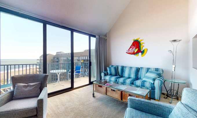Bethany Beach Condo | Sea Colony 9th-floor ocean-view condo with elevator & balcony