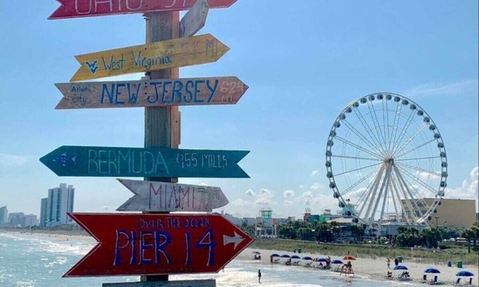 Downtown Myrtle Beach Resort | Sea Glass Tower, downtown Myrtle Beach, SC, 1 Bedroom Deluxe- City View