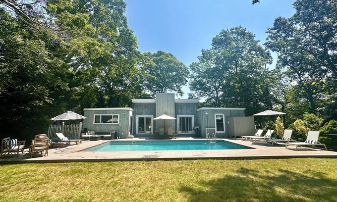Hampton Bays House | "Sea La Vie" - Lounge by the pool, walk to the beach, soak up the Hamptons sun!