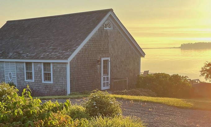 Brooklin Cottage | “Sea Meadow" Oceanfront Cottage: Lighthouse Views and Private Beach