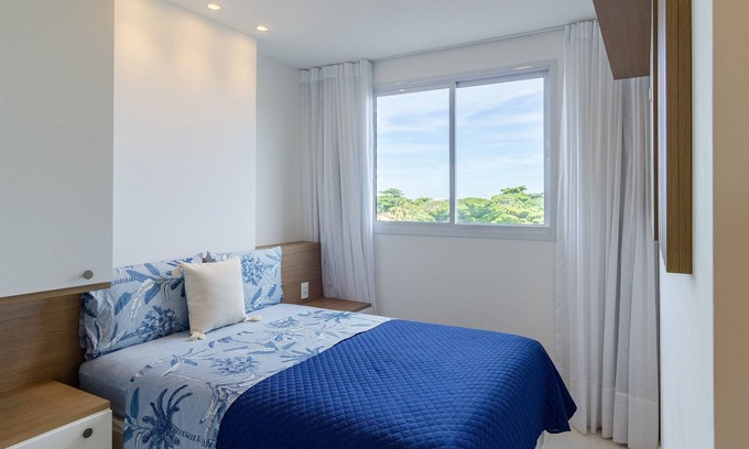Jockey de Itaparica Apartment | Sea View 2 AC Bedrooms 3rd Floor NOMDS
