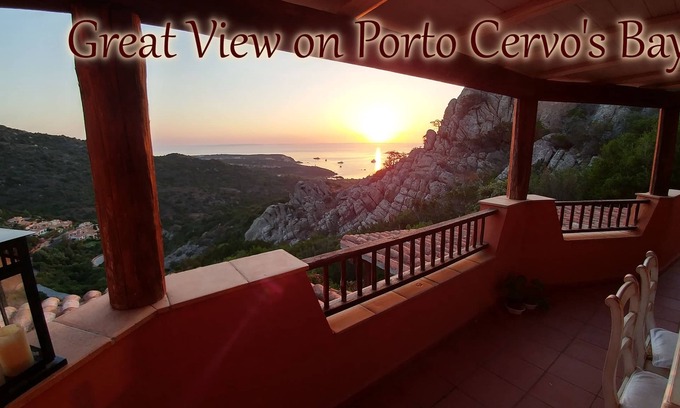Pantogia House | Sea View & Breathtaking Landscape at Charming Cosy House, Porto Cervo 2km