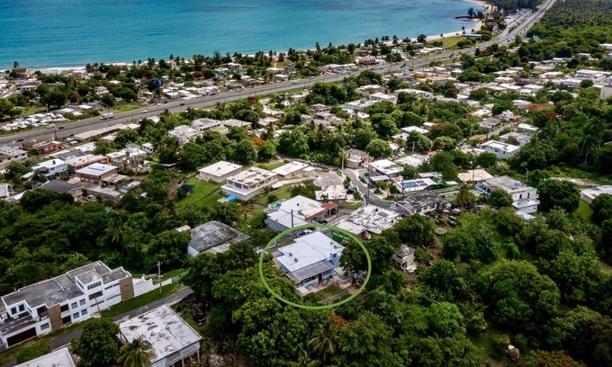 Playa Fortuna House | Sea View & Comfort, Solar Powered El Yunque Rainforest & Blue Flag Beach Getaway
