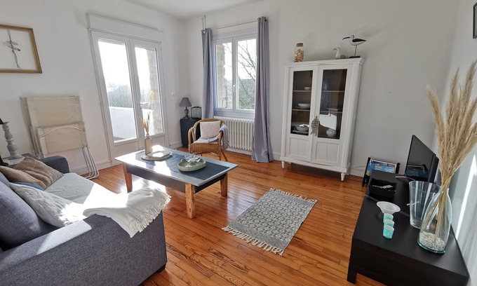 Penmarch Apartment | SEA VIEW Penmarch Vacation rental beach at 100 m Pointe de la Torche, Surf