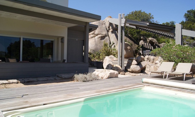 Bonifacio Villa | sea ​view villa near the beach Calalonga, Bonifacio, South Corsica