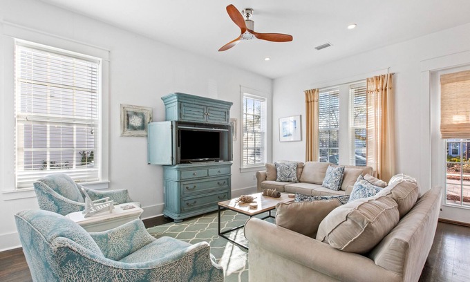 Greenway Park House | Seagrove Serenity | 4BR Coastal Retreat w/Pool & Bikes