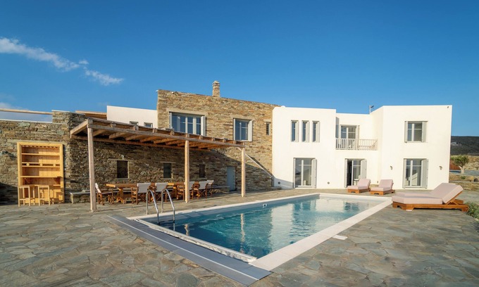 Andros Villa | Seahorse Villa with private pool