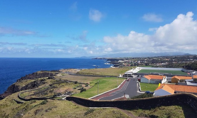 Capelas House | Seaside Azores Villa with natural pool, terrace & barbecue