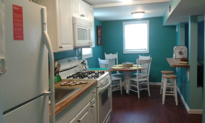 Ortley Beach Apartment | Seaside Park Borough - Apartment Pet friendly steps to beach Ground Level.