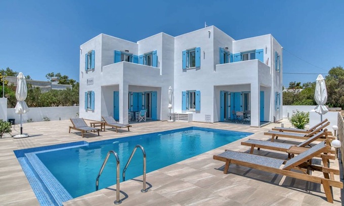 Aliki Apartment | Seaside Splendor - Apollo s Poolside Retreat