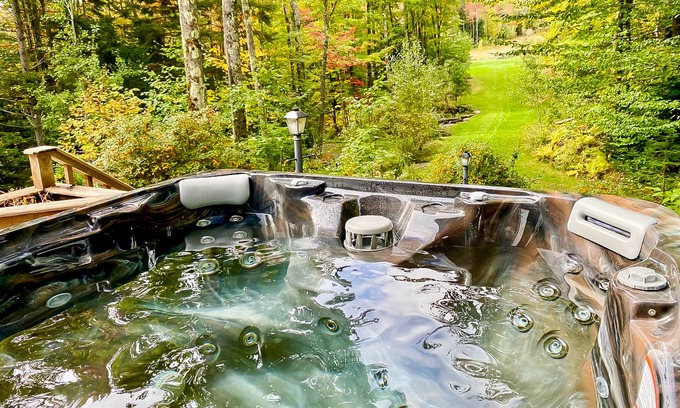 Jay House | Secluded home on 15 acres w/private hot tub, sauna, fireplaces, & Jay Peak views