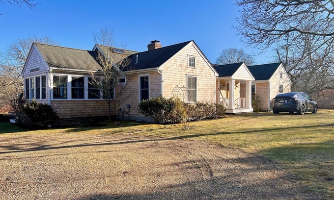 Edgartown House | Secluded, Private Vacation Beach Home on Chappaquiddick Island, Walk To Beach.
