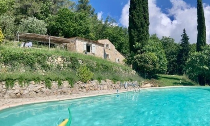 Seillans House | Secluded stone house in the middle of woods with stunning views