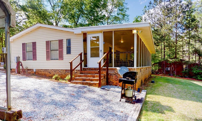 Prosperity House | Secluded, waterfront home w/ a large yard, private dock, & water access!