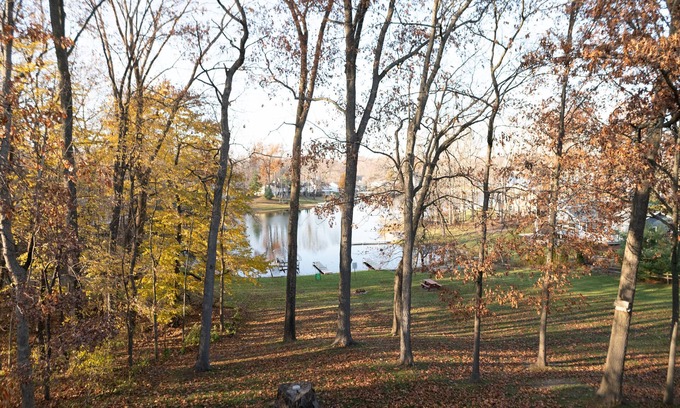 Rockford Condo | Second floor condo with views of the lake, walking trails & shared garage