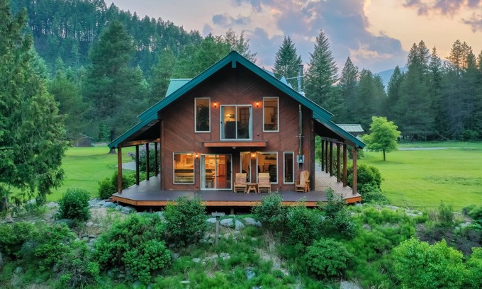 Bonners Ferry Cabin | Serene Cabin on the Moyie River on 21 Acres