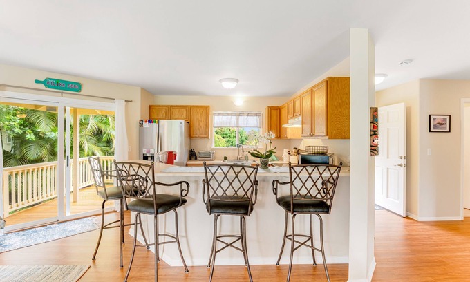 Keaau House | Serene home near beaches with a covered lanai, beach gear, and W/D