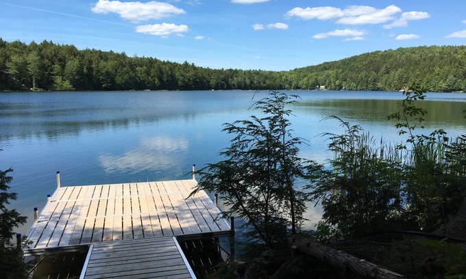 Dedham Cabin | Serene Lakefront Cabin on Beautiful Spring Fed Pond - Close to Acadia and MDI