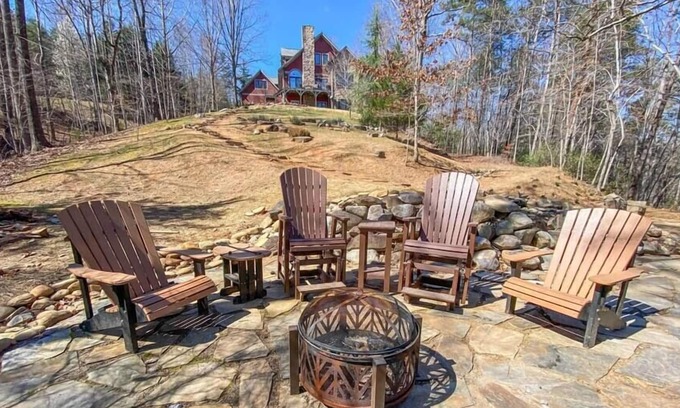 Mill Spring House | Serene Lakeside Escape with Hot Tub & Fire Pit