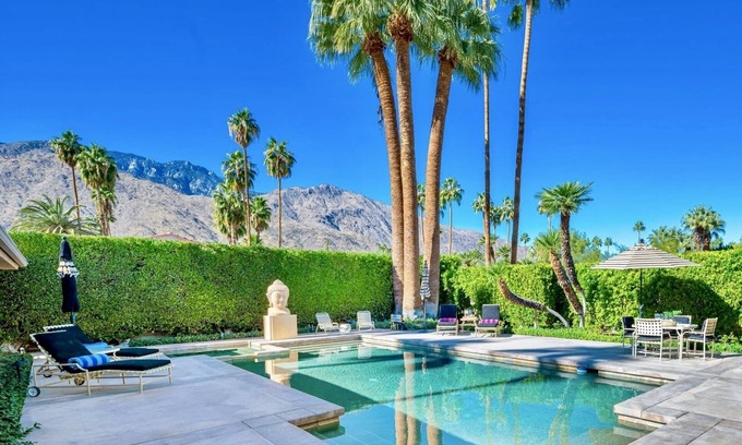 Indian Canyon House | Serene View Retreat: Pool, Pets + Privacy