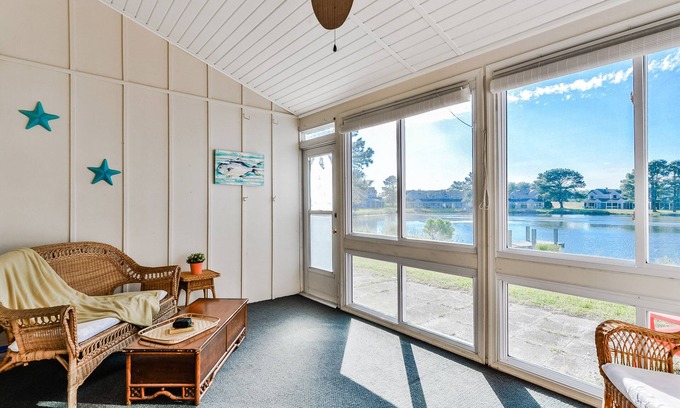 Selbyville House | Serene Waterfront Home In Fenwick Island - Steps To pool. Minutes To Beach.