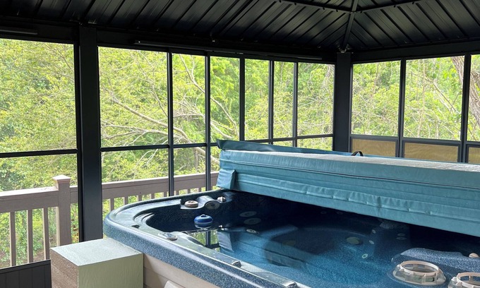 Weaverville House | Serenity Views Retreat - Hot Tub, Creek, 2 King beds, Dogs, on 4 acres!
