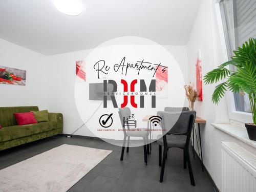 Hochlarmark Apartment | Serviceroom24 - Apartment 4 in Recklinghausen WLAN - Smart-TV - 24-7 Check-in und Küche