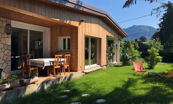 Cessenaz Villa | SEVRIER, VILLA PLAIN PIED, 10M DE LA PISTE, 3 MIN DU LAC, 7 pers