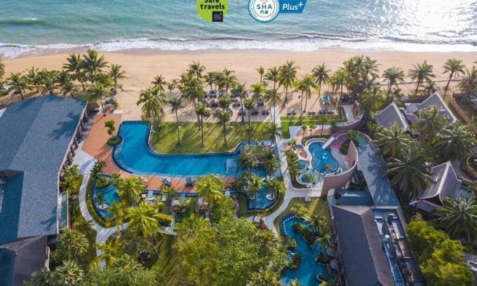 Khuekkhak Resort | (SHA+)Asian Style Double room with Pool access seaside(S10)