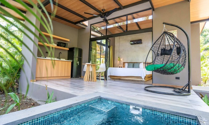 Punta Uva House | Shadow Bungalow - Private Plunge Pool + AC, Near Beach