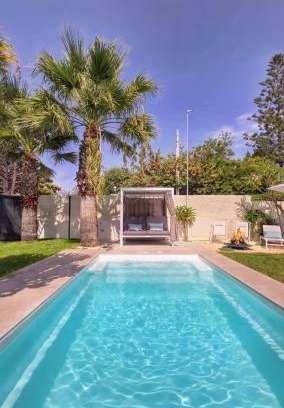 Fontane Bianche Apartment | Shati Luxury - New, Heated Pool, Sea view Near beach