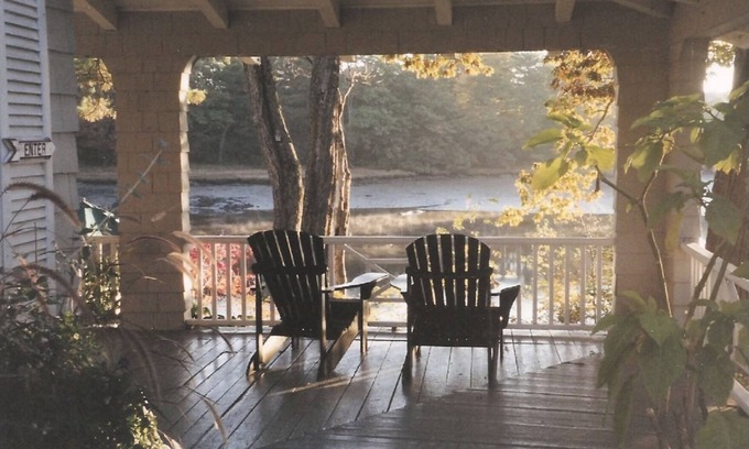 Kennebunk House | Shingle Style Cottage on the Kennebunk river, overlooking Kennebunkport.