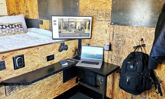 White Pine House | Shipping Container RV w Doghouse and Solar