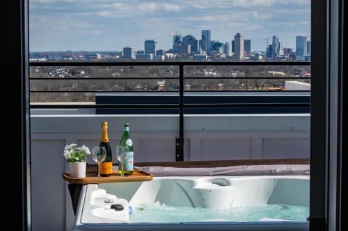 Nashville House | Side by Side Nash Homes - Relaxing Rooftop Patios