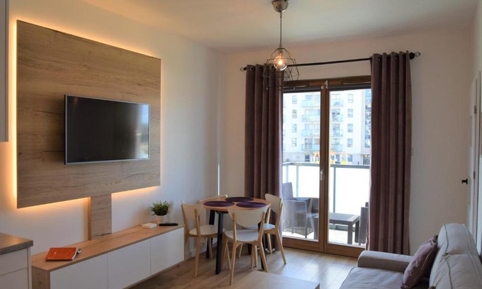 Nowy Port Apartment | Silver Design Apartment Gdańsk