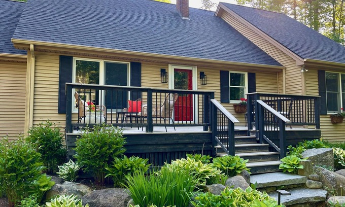 Camden House | Simply perfect home for Maine adventure; equally close to the harbor & the lake