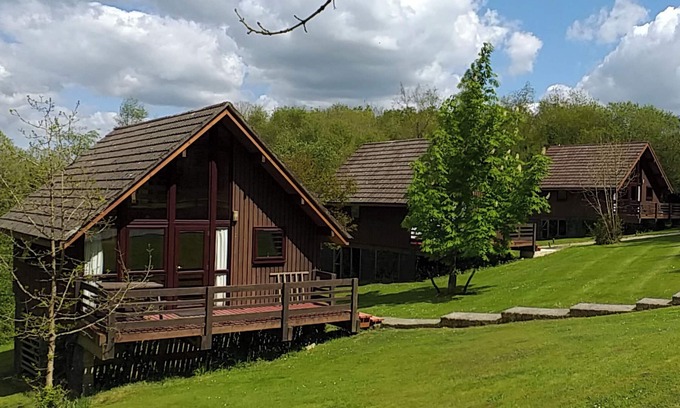 Brazzacott Ski Chalet | Single storey A-frame lodge.