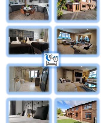 Crewe House | Sirius House - sleeps 7, driveway, garden