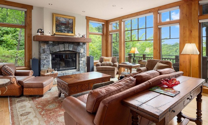 Spruce Peak Cabin | Ski in Ski out 5 bedrooms Bedroom Spruce Peak Lodge Luxury Mountain Cabin with slope-side views.