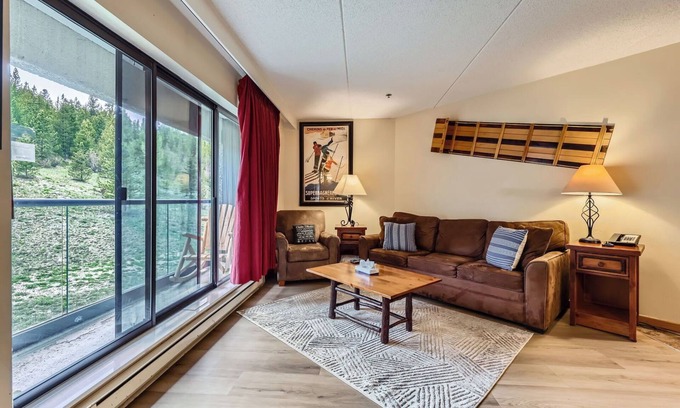 Peak 9 Condo | Ski In, Ski Out, Breckenridge Studio, Dog Friendly