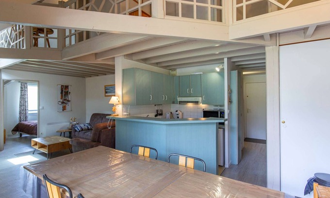 La Mongie Apartment | Ski-In/Ski-Out Duplex, South-Facing Balcony, Sleeps 8, Parking, 2 Bed, 2 Bath