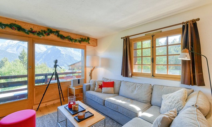 Le Bettex Apartment | Ski nest - Pool - Mont Blanc view