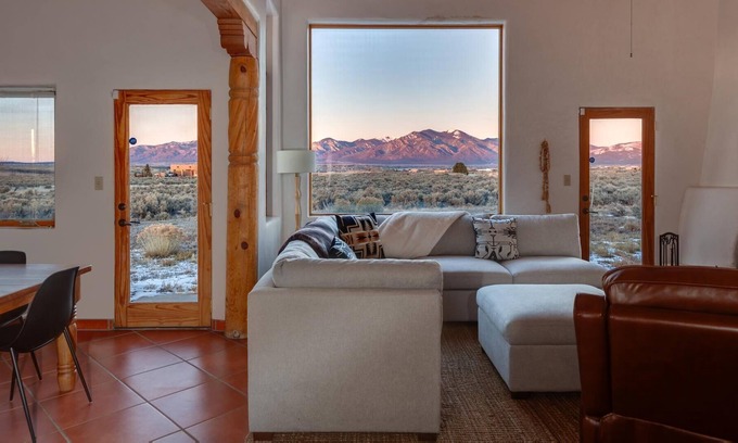 Ranchos De Taos House | Ski Season Availability! 3 Bedroom home with 360-Degree Mountain Views