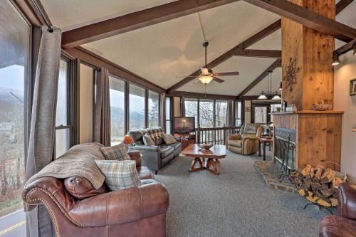 Beech Mountain House | Skiway Chalet Home with Hot Tub in Beech Mountain!