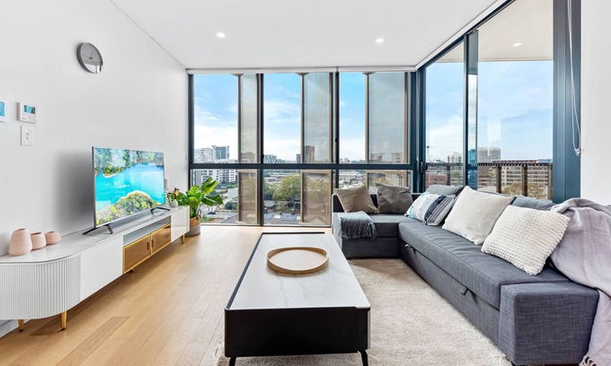Zetland Apartment | Sky View Near City 2 Bedroom Free P.@Green Square