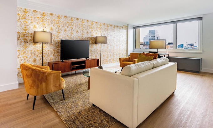 West End Apartment | Sleek One-Bedroom Apartment with Balcony in Boston