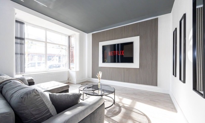 Bolton House | Sleek Retreat:Modern Home-Games Room&Cinema Lounge